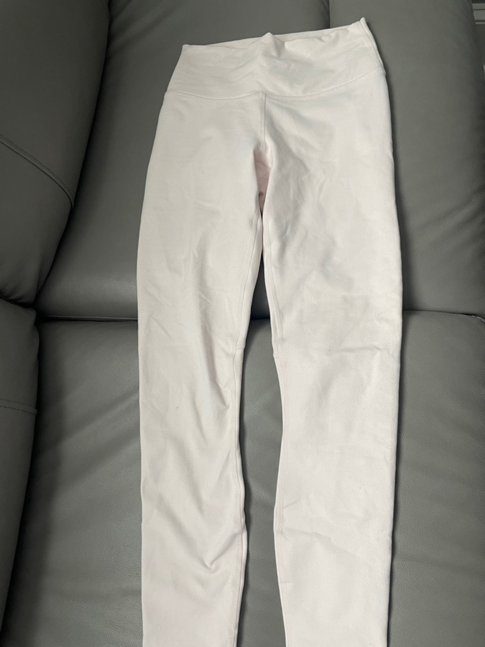 Fabletics Kids White High-Rise Leggings